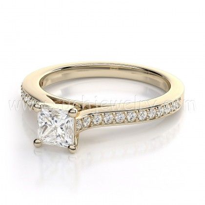 Princess Cut Diamond Engagement Ring