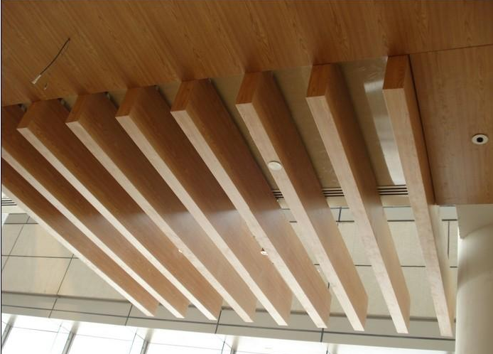 Wood Grain Aluminum Composite Panel used for ceiling material