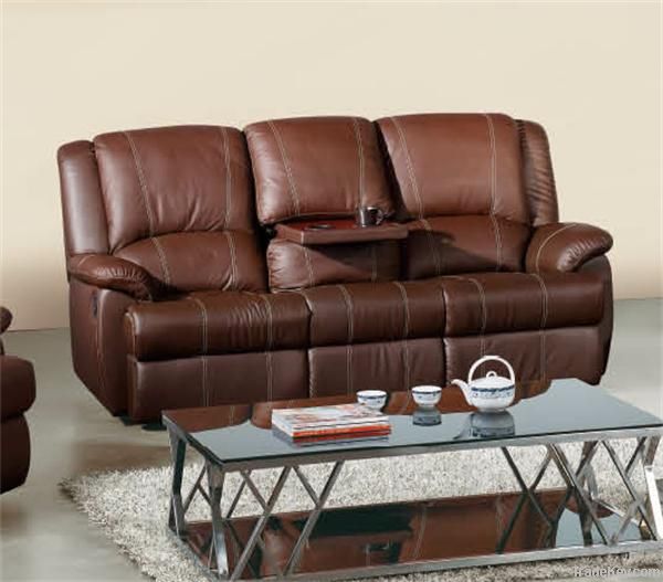 Leather sofa furniture design Italian sofas and couches v5140 bedroom