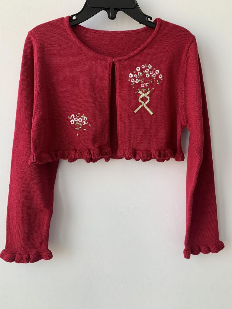 embroidery cardigan