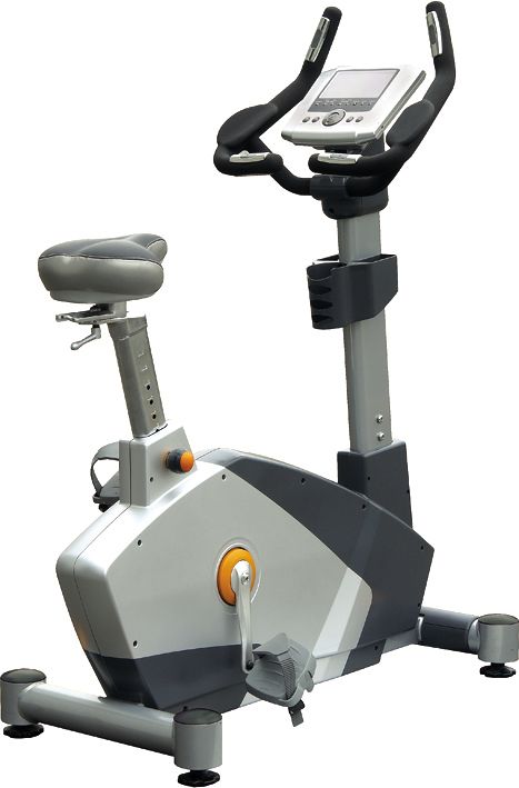 Gym equipment upright bike