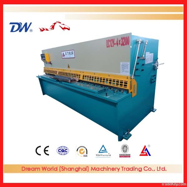 QC12K-4*2500 hydraulic cnc shearing machine , metal sheet cuttter
