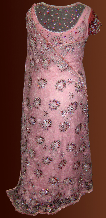 Net Hand embroidred saree