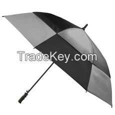 Strom-beater Wooden umbrella with double fabric