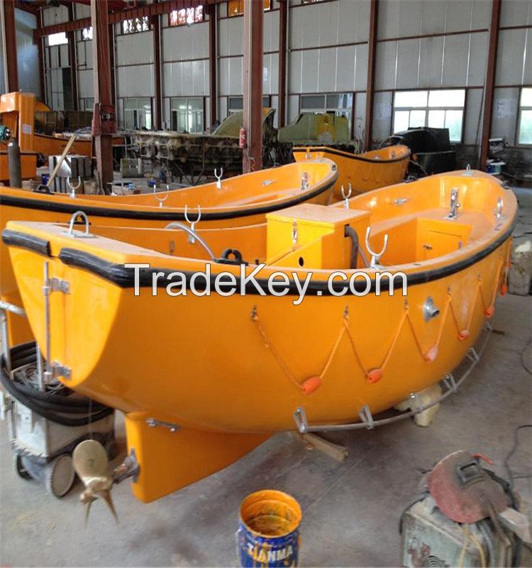 SOLAS Approved 16 Persons F.R.P. Material Open Lifeboat for Sale