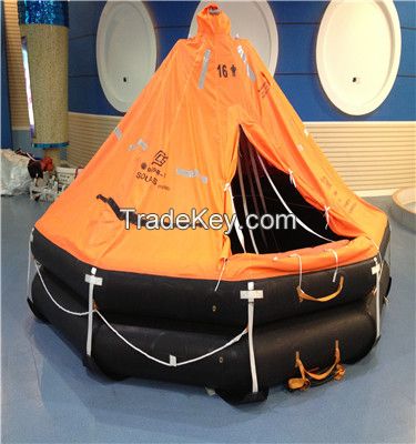 Solas Approved Davit Launched Inflatable Life Saving Raft