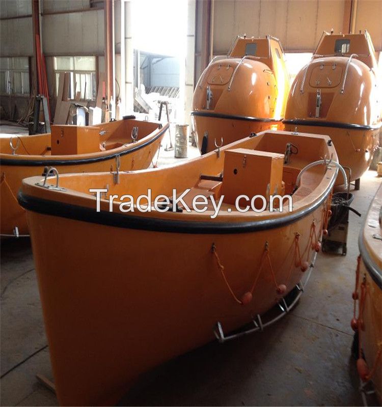 SOLAS Approved 16 Persons F.R.P. Material Open Lifeboat for Sale