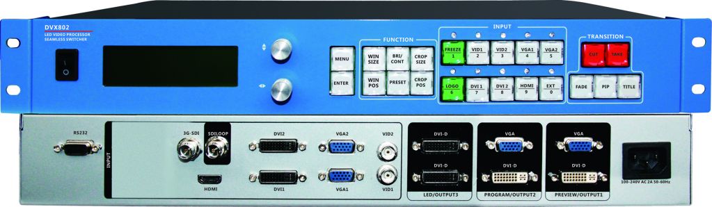 Speedleader LED SEAMLESS SWITCHER DVX802