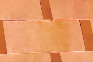 Rectangle Copper Roofing Tile