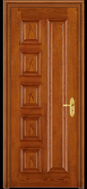 custom wood interior door