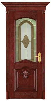 wood doors with glass