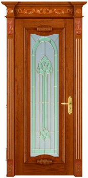 wood doors with glass