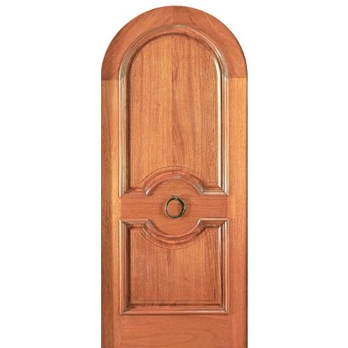 Mahogany Door | Single Door with Hand Carved Panels 