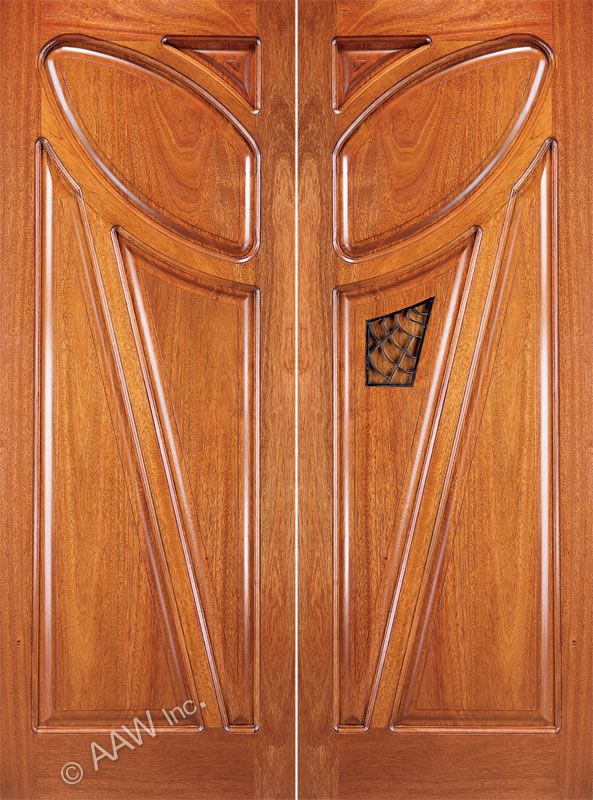 commercial double wood doors
