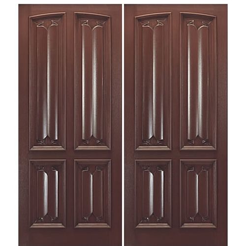 brown classic wood grain luxury interior wood door /wooden door