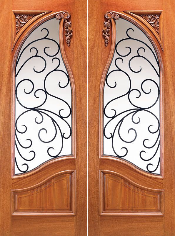 modern european popular style interior wooden doors