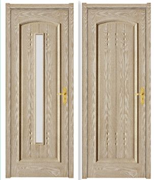cheaper price popular bedroom suitable pvc interior wood door series