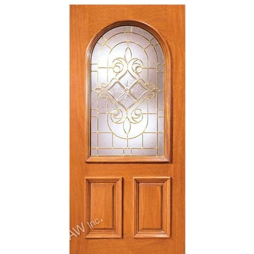Glass insert solid wood door, manufacturer price