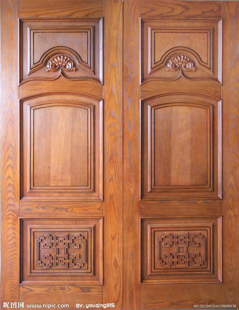 solid wood door with low price 