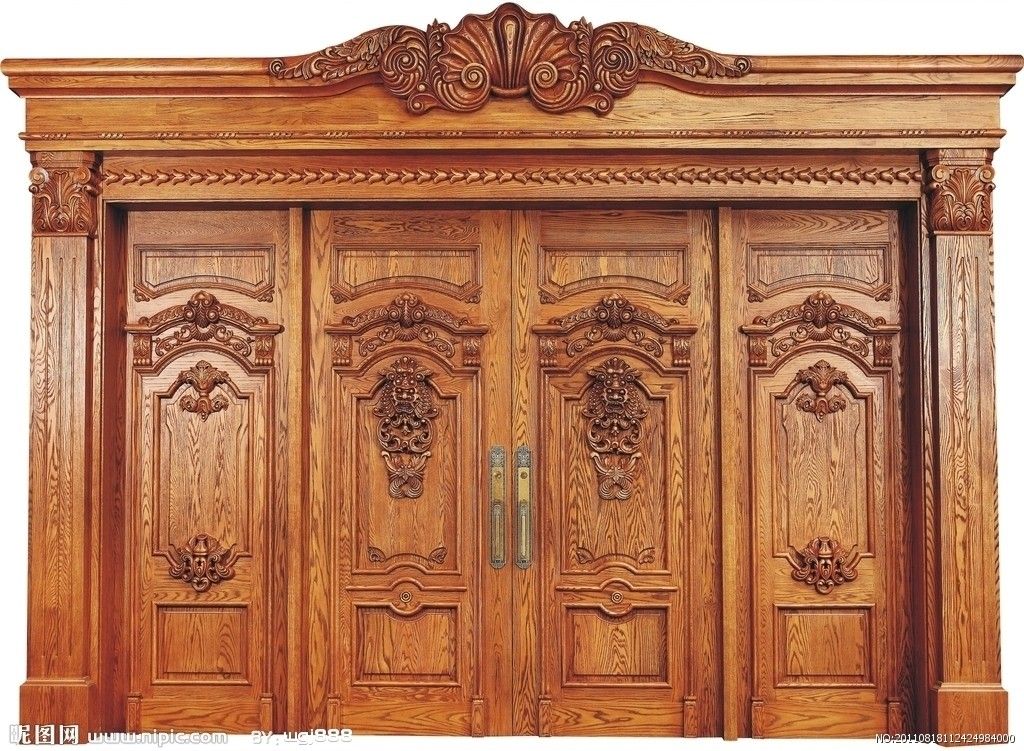 solid wood door with low price 