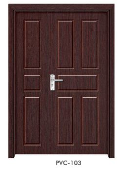 Eco-friendly free paint interior MDF PVC door