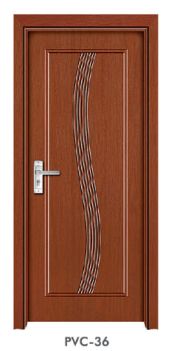 Mdf Wooden Swing PVC Door