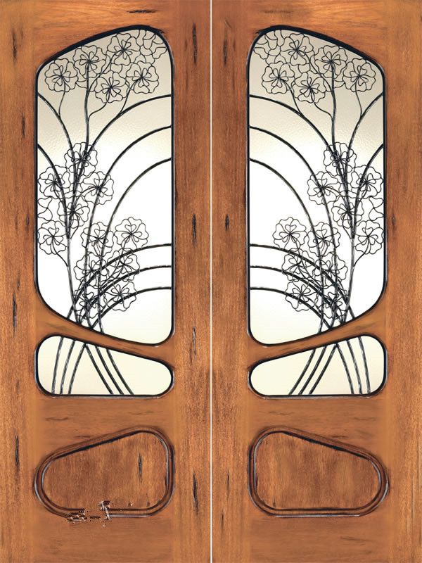 high quality french wood door with any kind of material