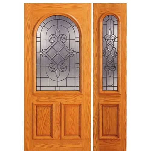 high quality french wood door with any kind of material