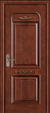 Inside door solid wooden composite door