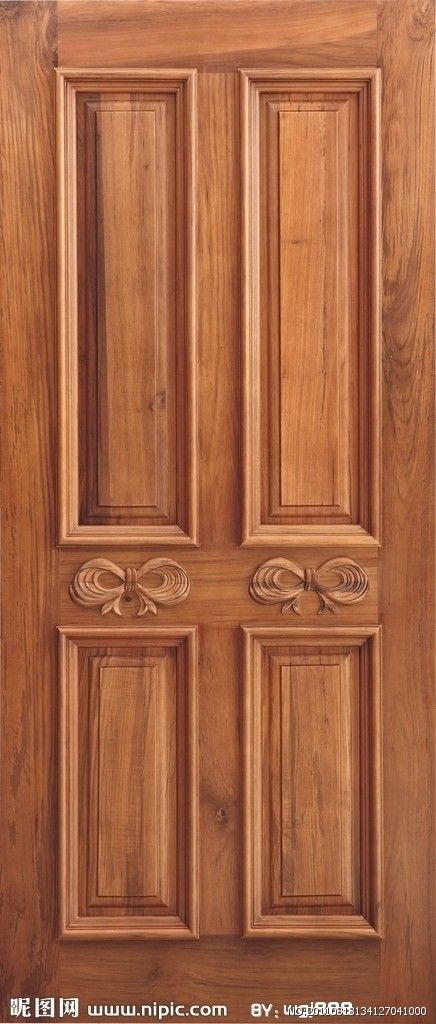 MDF Wood Door, Solid Wooden Interior Door