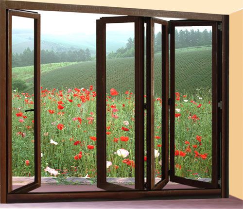 Customized Aluminium Alloy Folding Doors And Windows