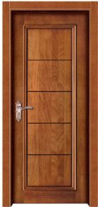 MDF Wood Door, Solid Wooden Interior Door