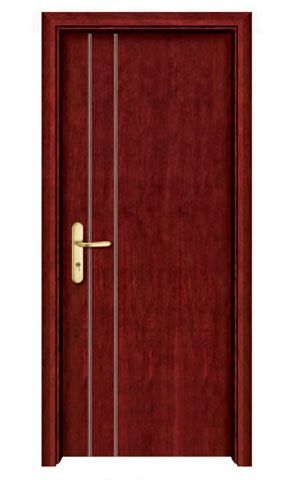 MDF Wood Door, Solid Wooden Interior Door