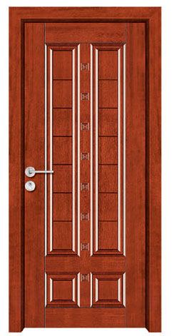 MDF Wood Door, Solid Wooden Interior Door