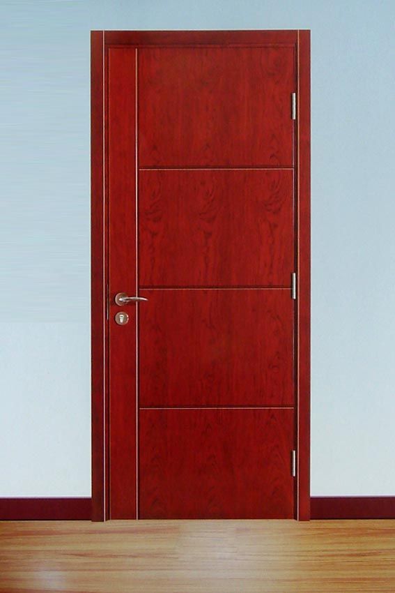 MDF Wood Door, Solid Wooden Interior Door