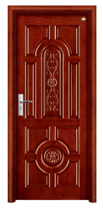 MDF Wood Door, Solid Wooden Interior Door