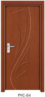 High-quality pvc coated mdf wooden interior door use for hotel