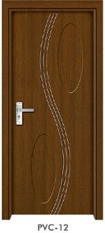 High-quality pvc coated mdf wooden interior door use for hotel