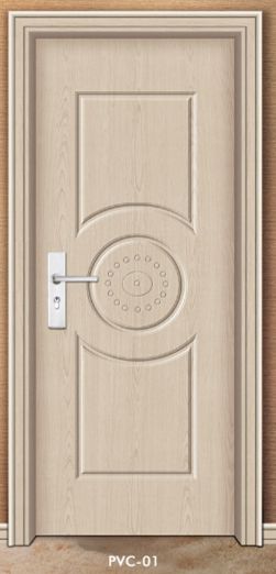 High-quality pvc coated mdf wooden interior door use for hotel