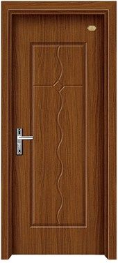 PVC Single Panel Doors /PVC interior Door