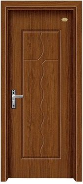 PVC Single Panel Doors /PVC interior Door 