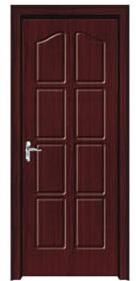 PVC Single Panel Doors /PVC interior Door 