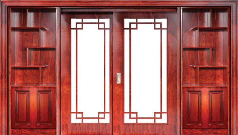 Luxury Double Sliding Door With Cupboard