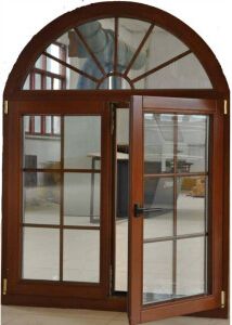 European and American Style Aluminium Wood Window