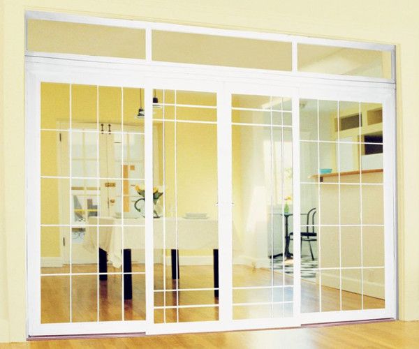 liding Glass Doors With Grill Design,High Quality Sliding Doors,Pvc Material