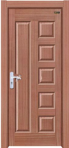 Composite HDF MDF Melamine Wooden Interior Door