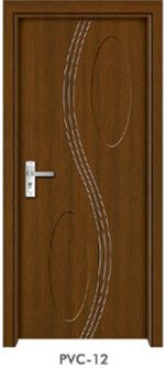 New swing PVC MDF wood door /bedroom doors with door frame