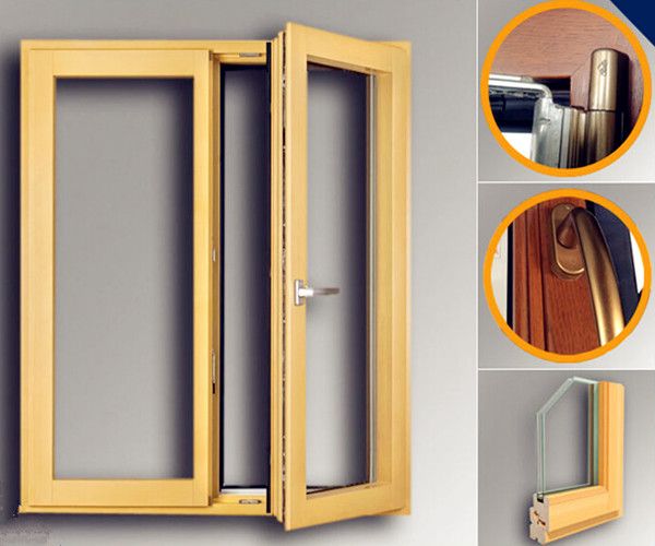 Aluminum Casement Window , Sound Insulation Inward Casement Window,Casement Window 