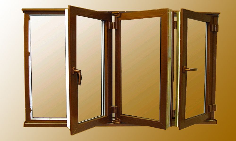 Energy Efficient Aluminum Bi Fold Door & Energy Saving Aluminium Folding Door With Thermal Break Profile 