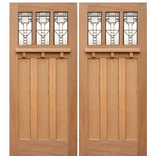 double glass entry doors
